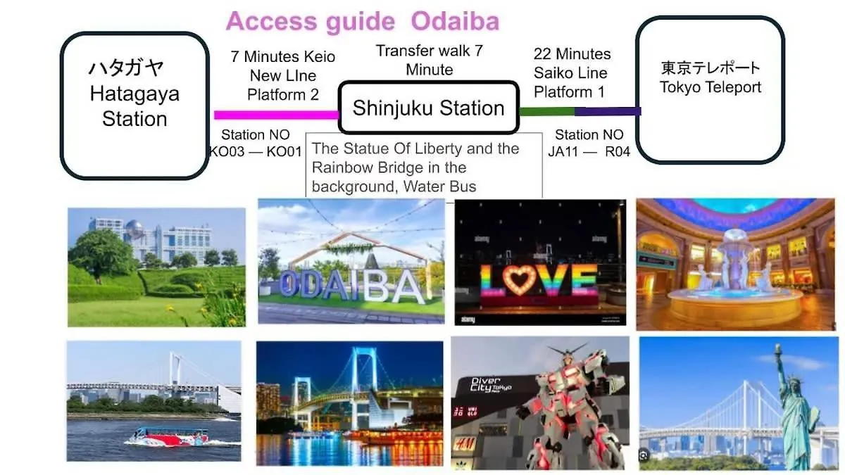 아파트 Hatagaya2Chome 401 도쿄